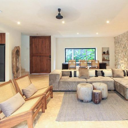 Elegant Boho Style Villa Jungle Views In Rooftop Deck & Outstanding Raw Pool In Holistika Tulum Exteriör bild