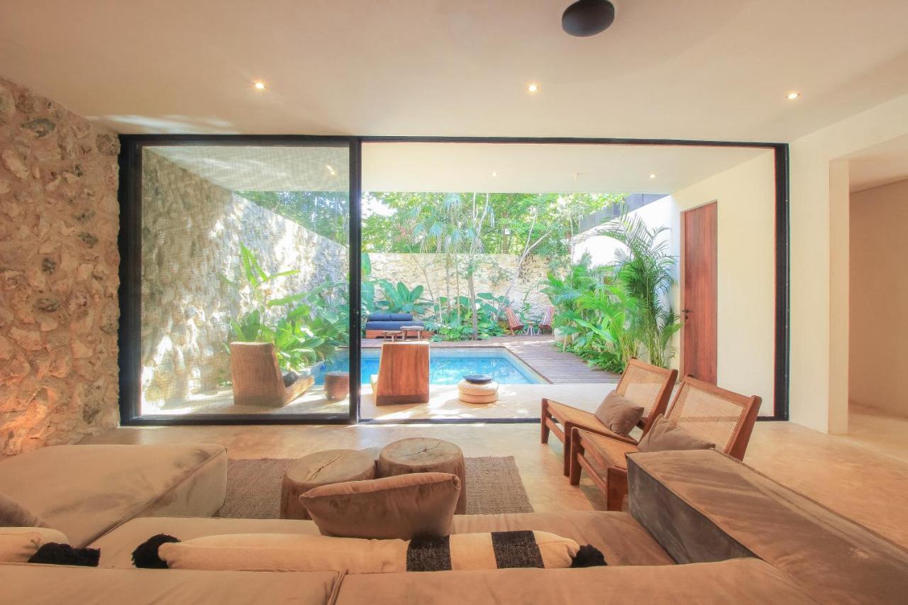 Elegant Boho Style Villa Jungle Views In Rooftop Deck & Outstanding Raw Pool In Holistika Tulum Exteriör bild
