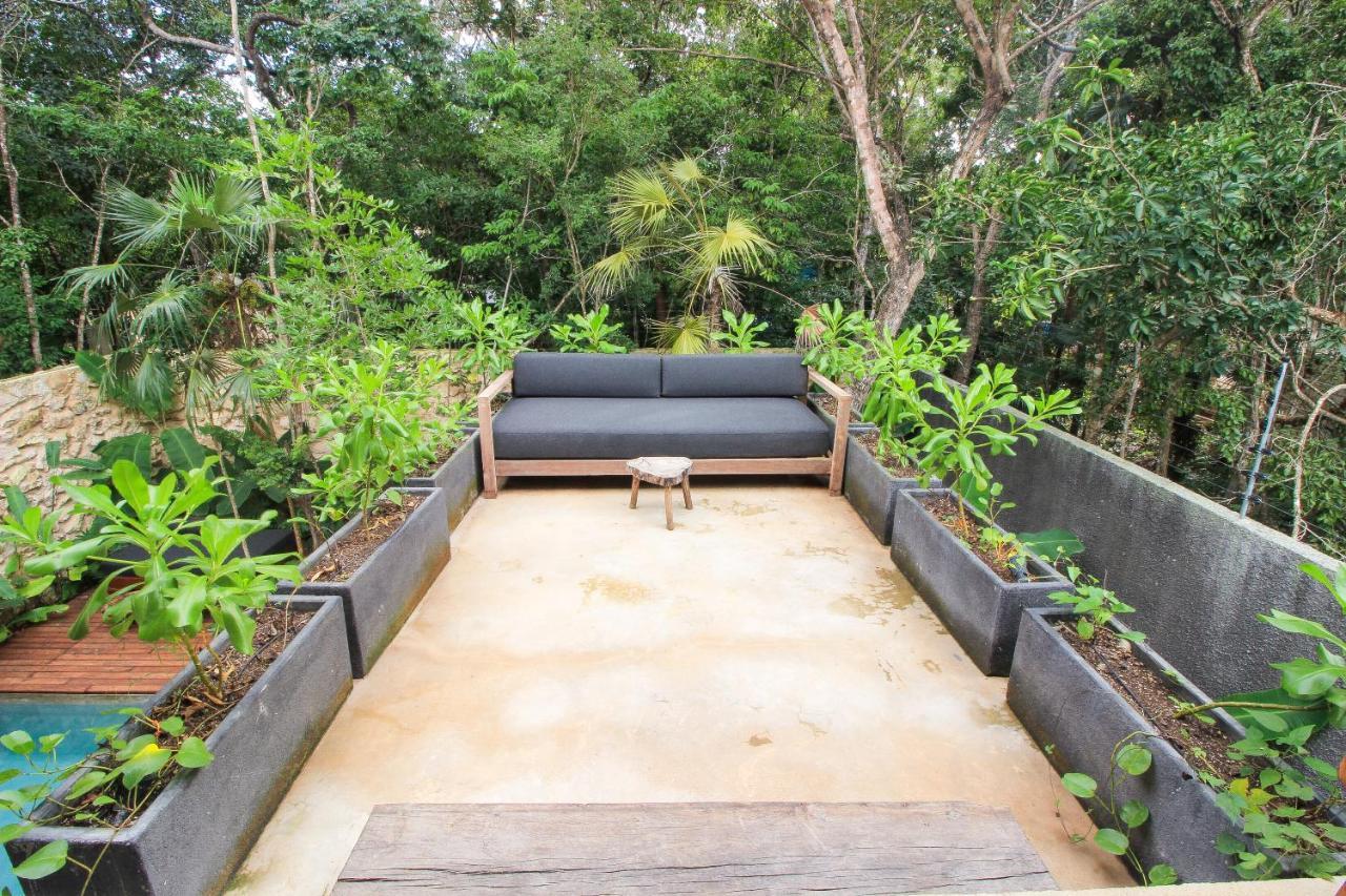Elegant Boho Style Villa Jungle Views In Rooftop Deck & Outstanding Raw Pool In Holistika Tulum Exteriör bild