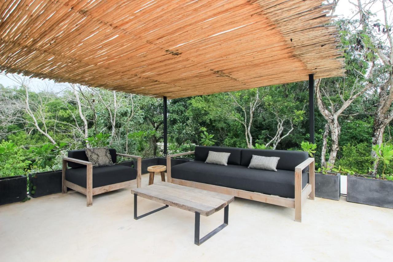 Elegant Boho Style Villa Jungle Views In Rooftop Deck & Outstanding Raw Pool In Holistika Tulum Exteriör bild
